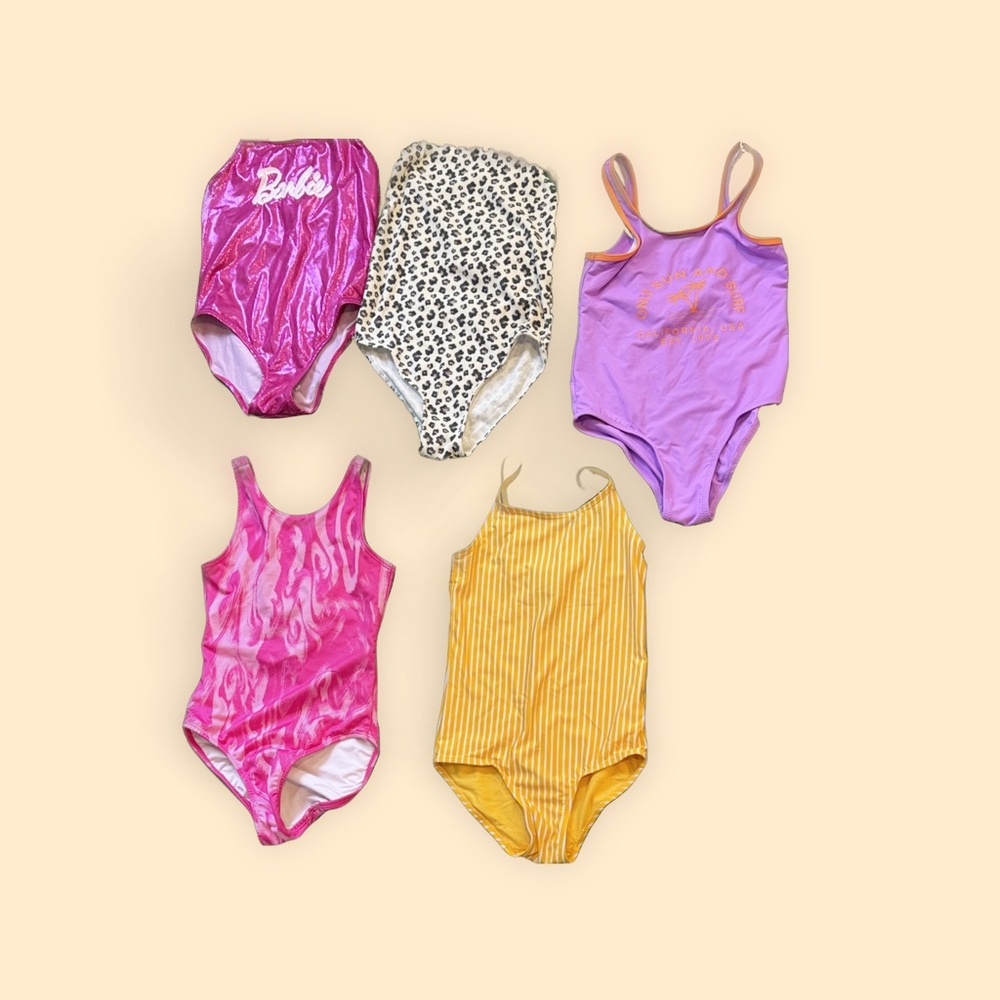 Girls bathing suit lot (sizes 6-8)